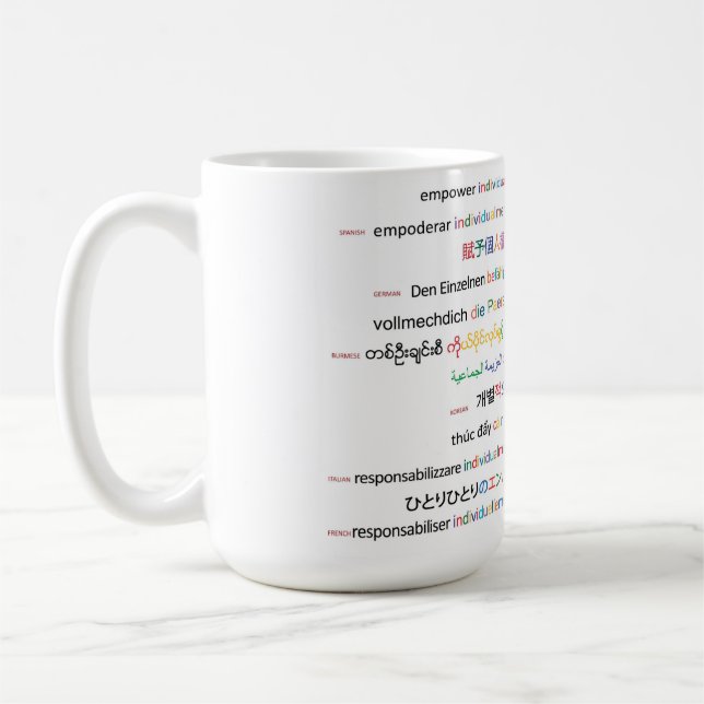 Mug principes de la vie - indiana 1a (Gauche)