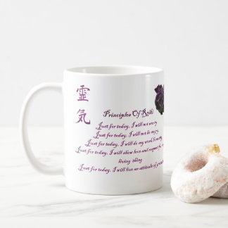 Mug Principes de Reiki juste pour aujourd'hui Rose