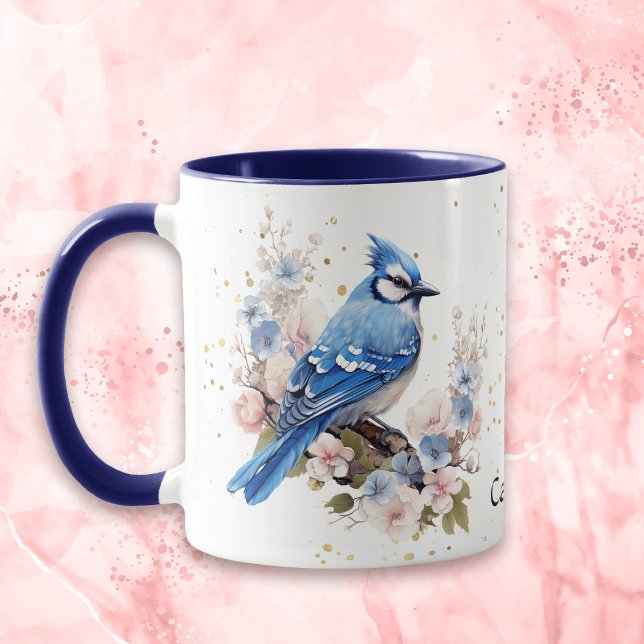 Mug Printemps Blue Jay Nature (Créateur téléchargé)