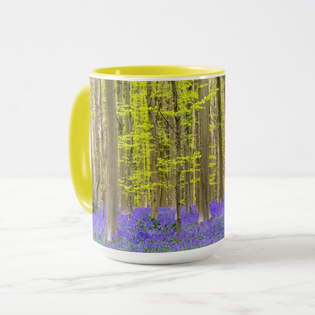 Mug Printemps dans la forêt bleue (Devant gauche)