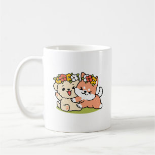 Mug Printemps dans la laideur - Illustration de chien
