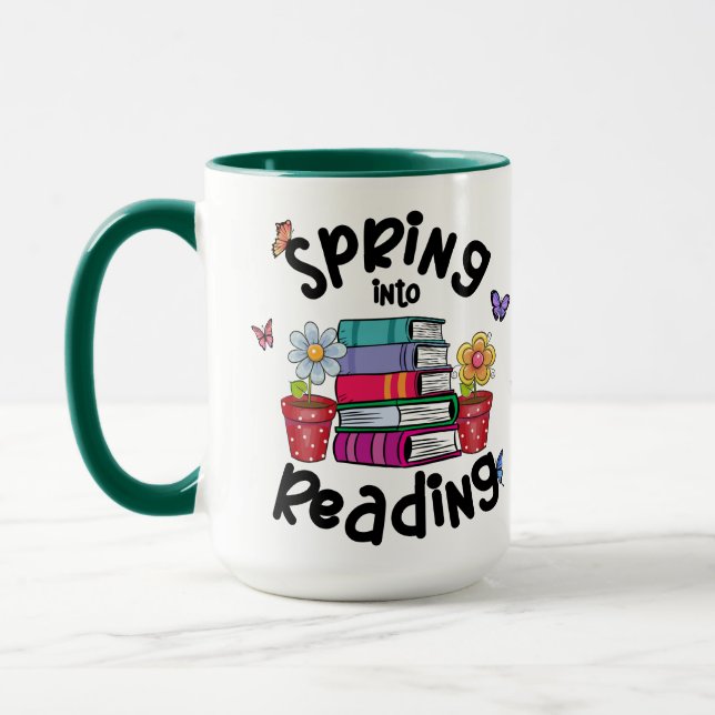 Mug Printemps En Lecture (Gauche)