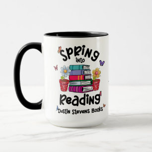 Mug Printemps En Lecture Dustin Stevens Livres