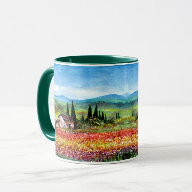 MUG PRINTEMPS EN TOSCANE 3 (Devant gauche)