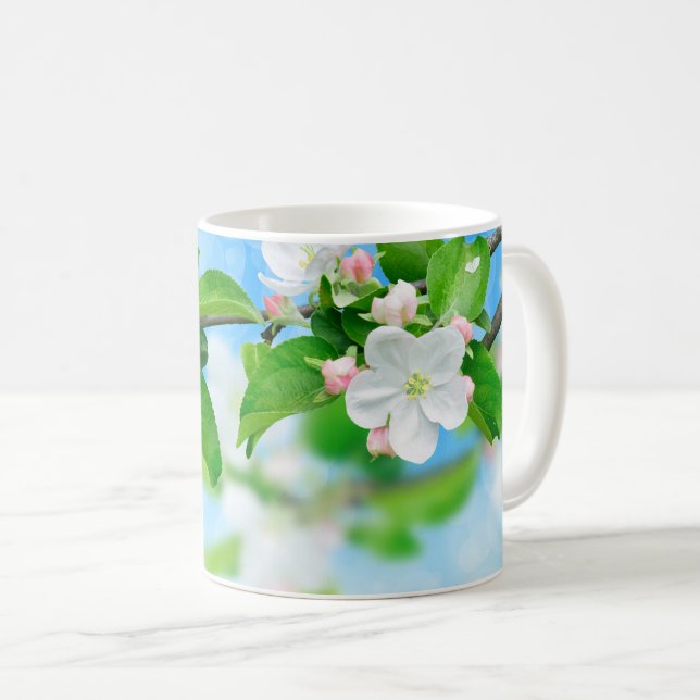 Mug Printemps (fleurs de pomme) (Devant droit)