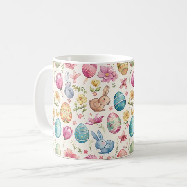 Mug Printemps Floraison de Pâques 6 (Devant gauche)