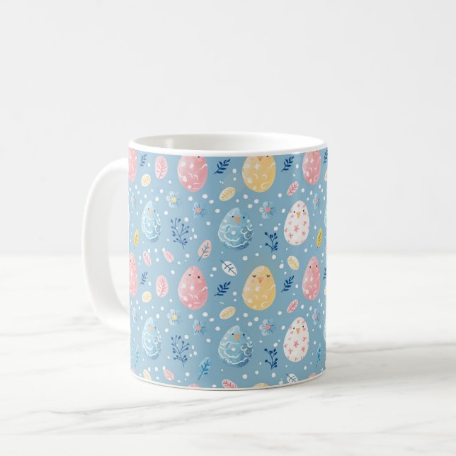 Mug Printemps Floraison de Pâques 8 (Devant gauche)