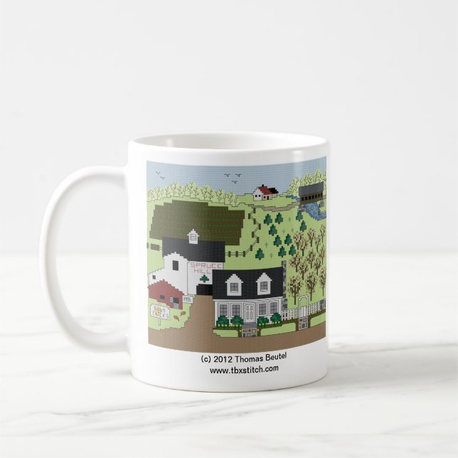 Mug Printemps impeccable de colline (Gauche)