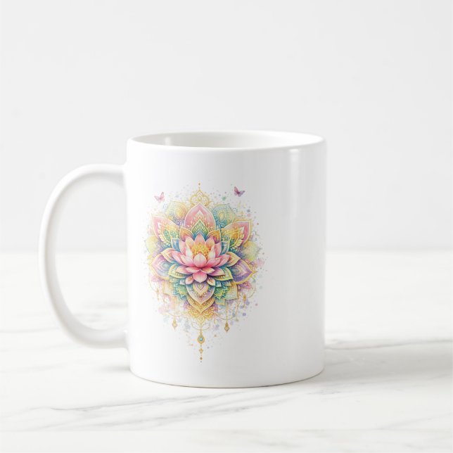 Mug Printemps indien - Fleur de lotus (Gauche)