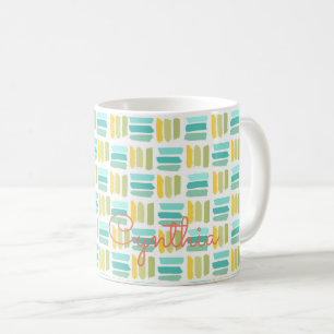 Mug Printemps Motif Été Coloré NOM Artiste Amusant