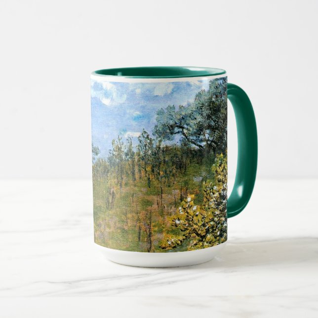 Mug Printemps par Claude Monet (Devant droit)
