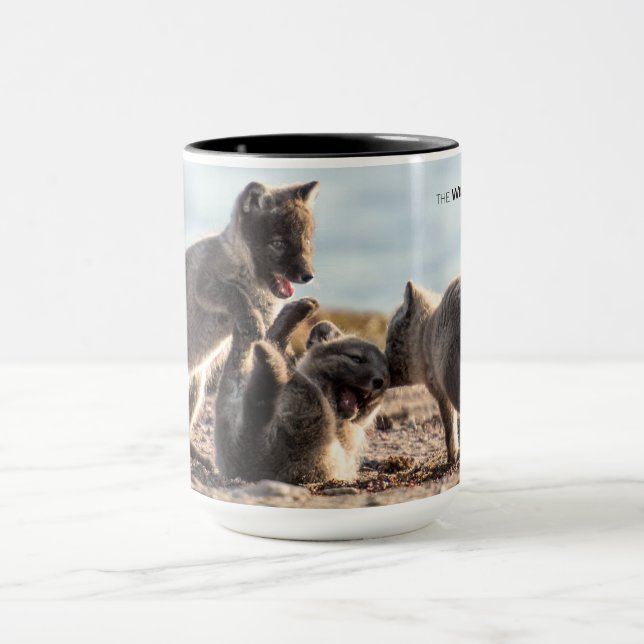 Mug Printemps - Renard arctique (Centre)