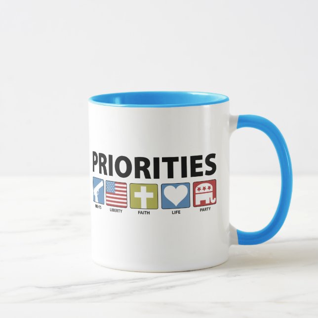 Mug Priorités de GOP (Droite)