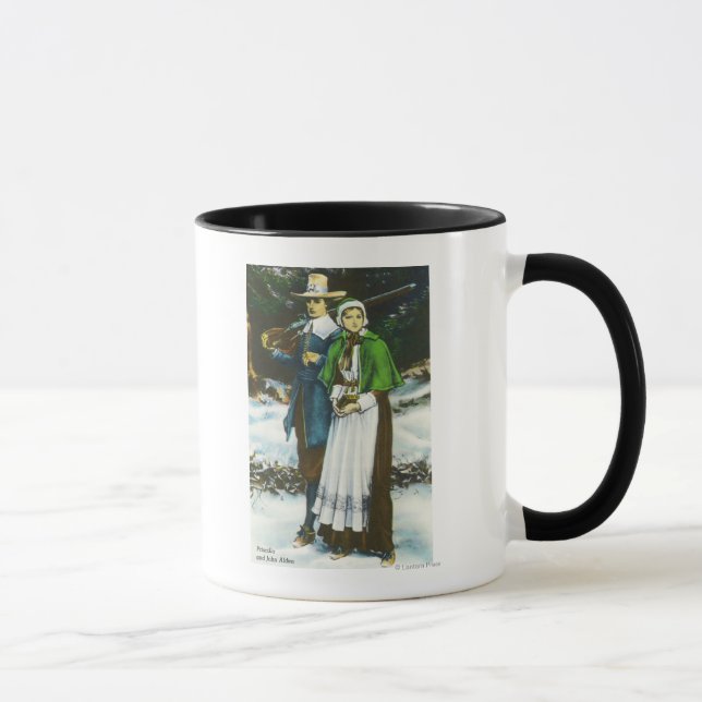 Mug Priscilla et John Alden Scene (Droite)
