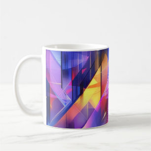 Mug Prisme Néon Abstrait