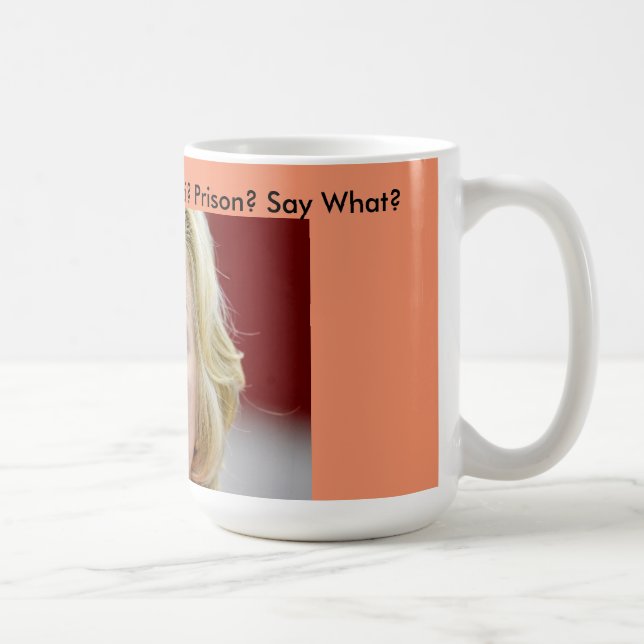 Mug Prison adoptive de Hillary Clinton d'email de (Droite)