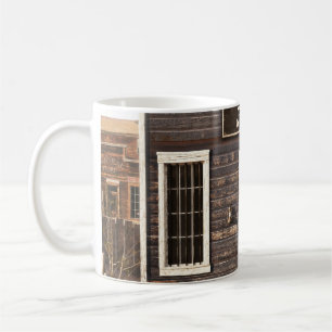 Mug prison rustique de ville occidentale. 3d. Partie d