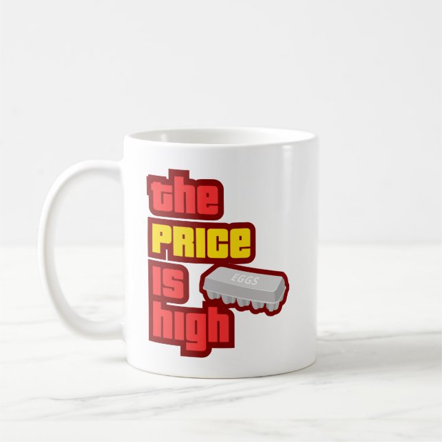 Mug Prix élevé | Carton des oeufs (Gauche)