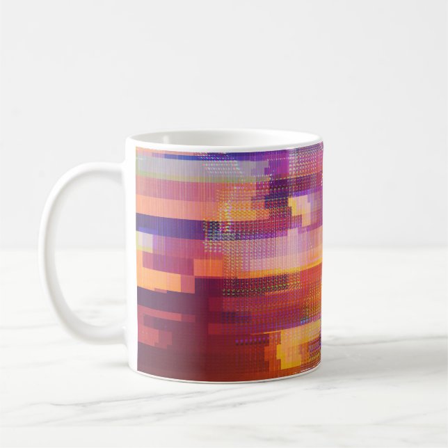 Mug problème Abstrait : texture de l'écran de test (Gauche)