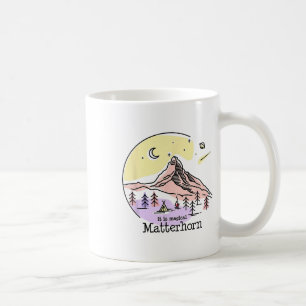 Mug Problème de corne Zermatt Suisse Montagne Randonné