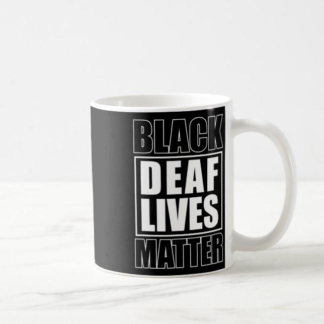 Mug Problème de vie des sourds Sourds-muets (Droite)