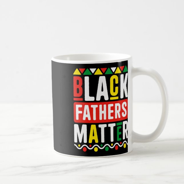 Mug Problème des pères noirs pour les hommes papa hist (Droite)