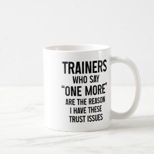 Mug Problèmes de confiance drôles de gym fitness Pilat