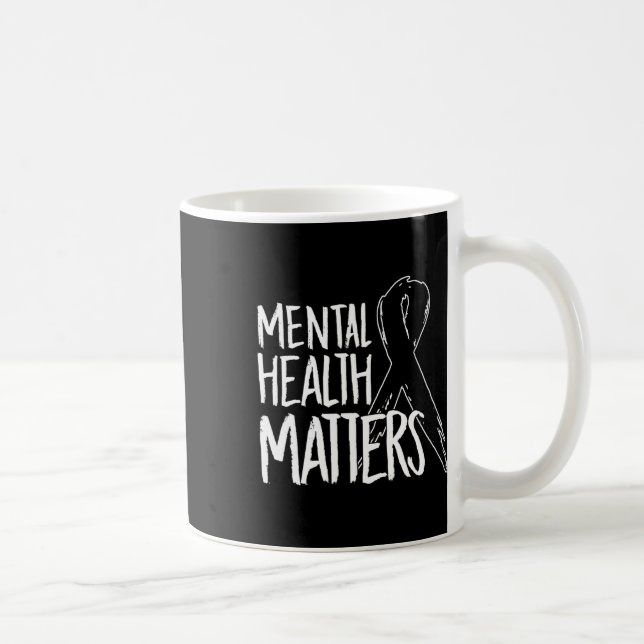 Mug Problèmes De Santé Concevoir Suicide Pour Sensibil (Droite)
