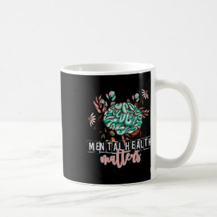 Mug Problèmes de santé Fleur Mind Cerveau Autosoignant