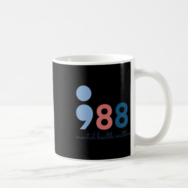 Mug Problèmes de santé mentale Sensibilisation à la pr (Droite)