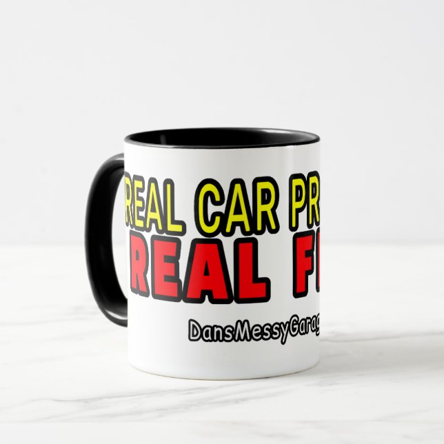 Mug Problèmes de voiture réels, correctifs réels p (Devant gauche)