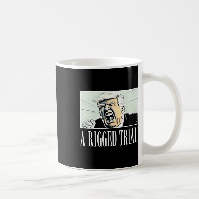 Mug Procès rangé ! ! ! Trump 2024 Maga Sarcastic Polit (Droite)