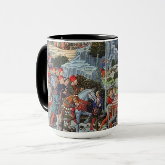 Mug Procession des Gozzoli de Magi-Benozzo (Devant gauche)