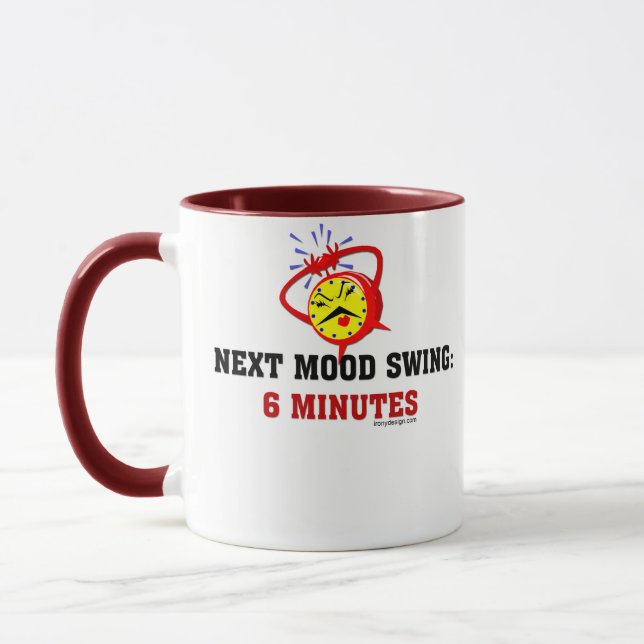 Mug Prochain saute de humeur : 6 minutes (Gauche)