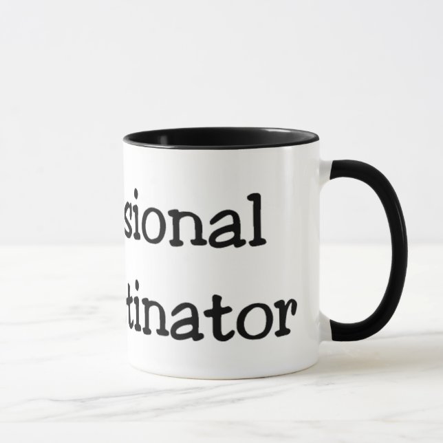 Mug Procrastinateur Professionnel (Droite)