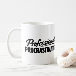 Mug Procrastinateur professionnel humour drôle