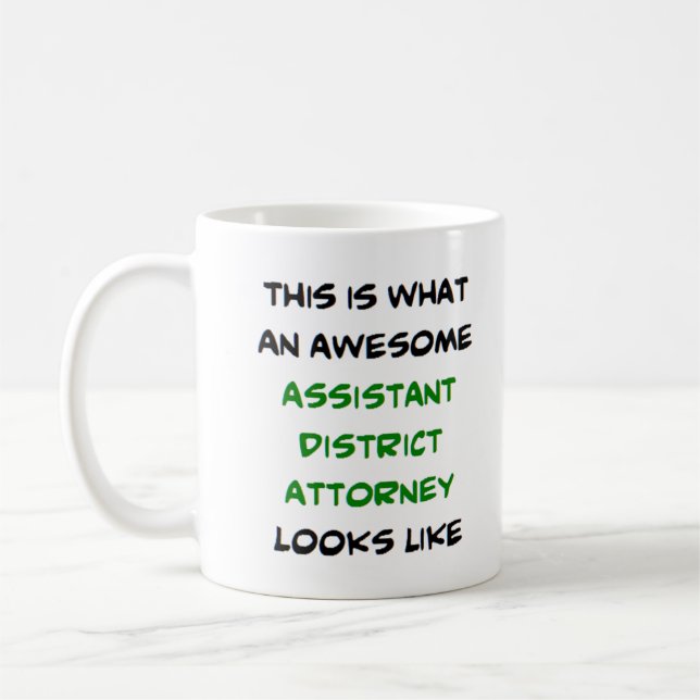Mug procureur adjoint de district, formidable (Gauche)