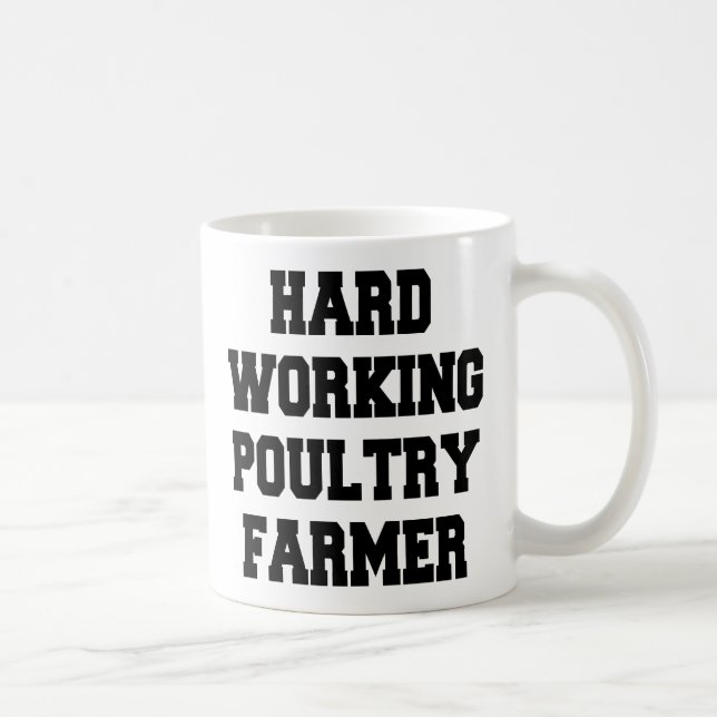 Mug Producteur de volaille à travail difficile (Droite)
