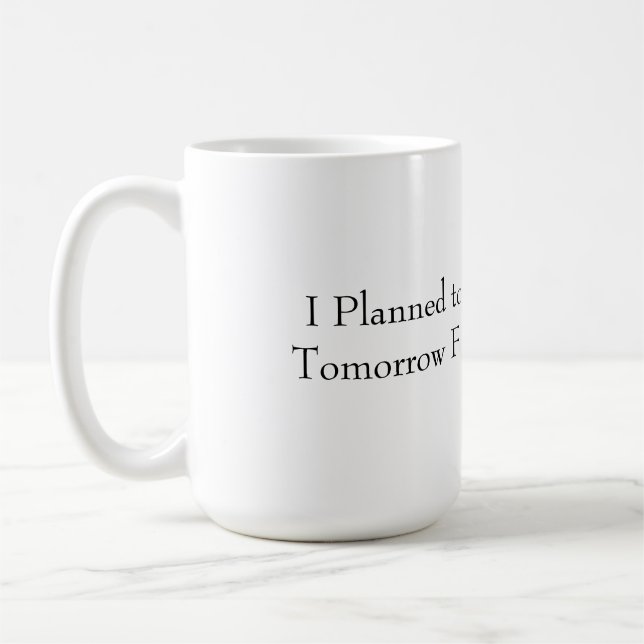 Mug Productif Drôle (Gauche)