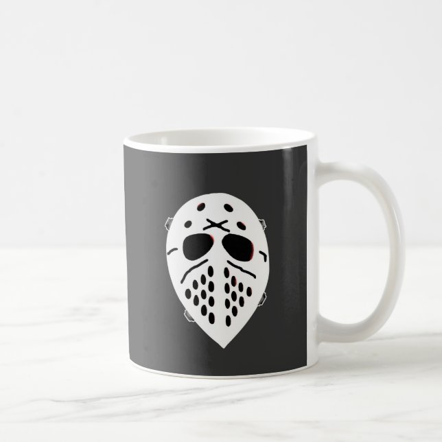 Mug Produits de masque de hockey déplaisant (Droite)