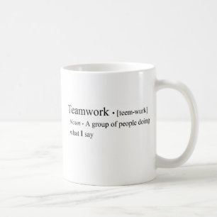 Mug Produits drôles de travail d'équipe