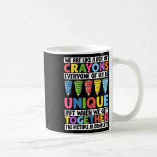 Mug Prof amusant Nous sommes comme une boîte de crayon