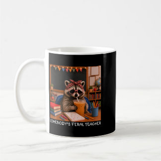 Mug Prof Back To School Amoureux de Raton Laveur Drôle