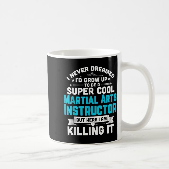 Mug Prof d'arts martiaux super cool Prof hilarant (Droite)