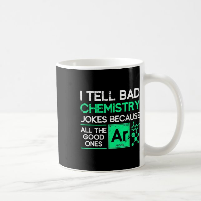 Mug Prof de chimie drôle Cadeau de science Chimie  (Droite)