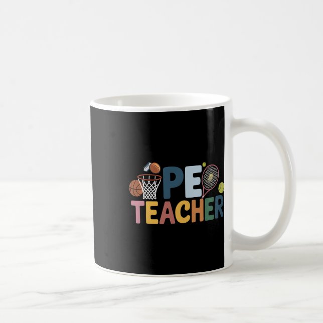Mug Prof de gym Compétence football Éducation physique (Droite)