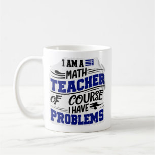 Mug Prof de maths Blague 