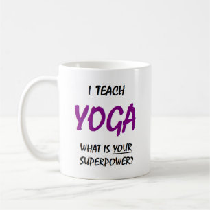 Mug prof de yoga