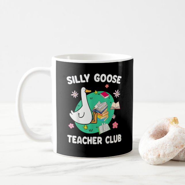 Mug Prof Enseignant Drôle Amoureux des Animaux Hippie (Avec donut)