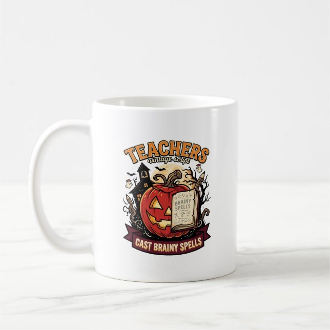 Mug Prof Magic Cerveau Halloween (Gauche)